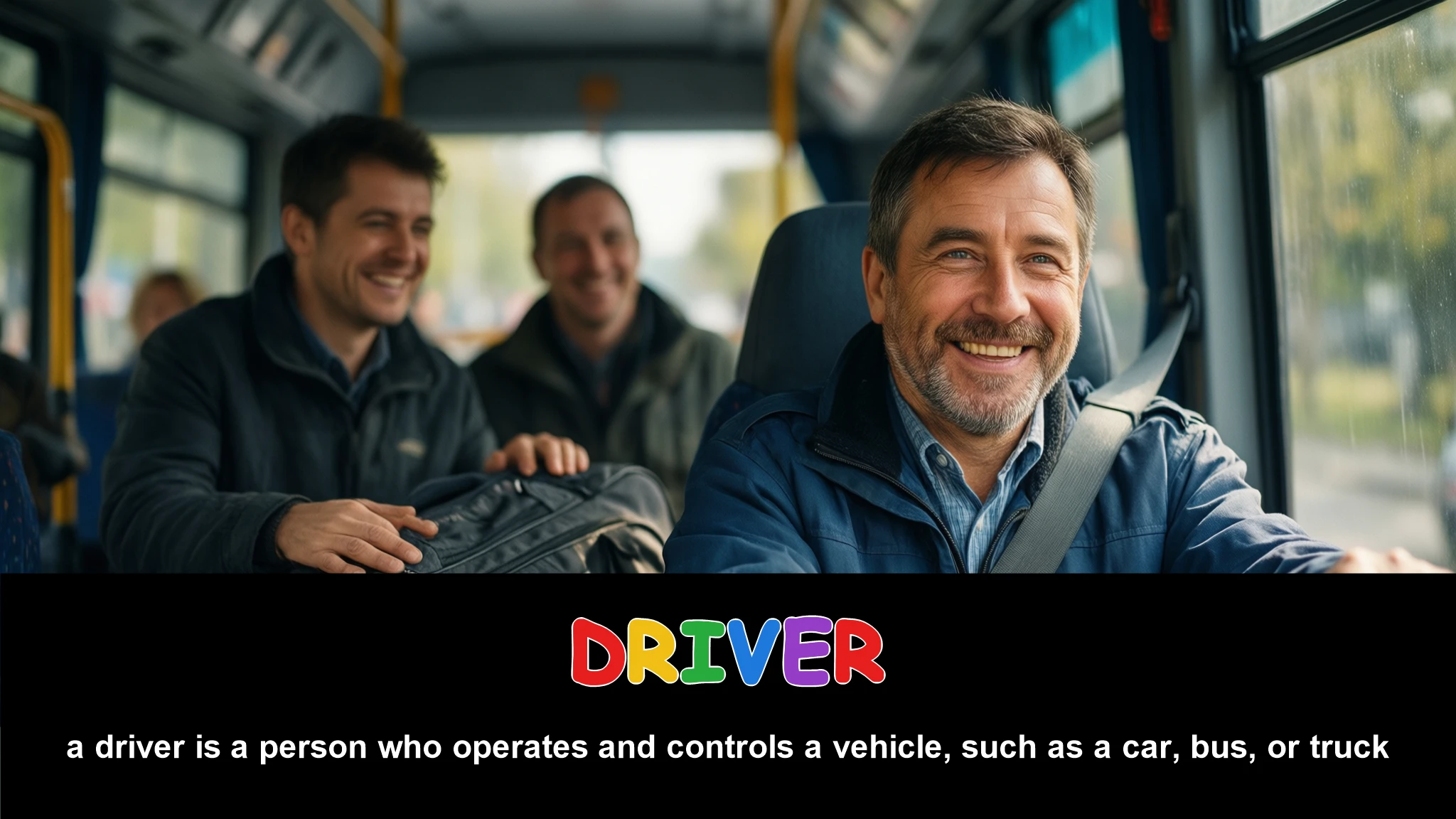 English Illustration for driver